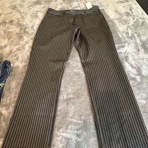Women’s dress pants, size 10 NWT.  Black/cream stripe
